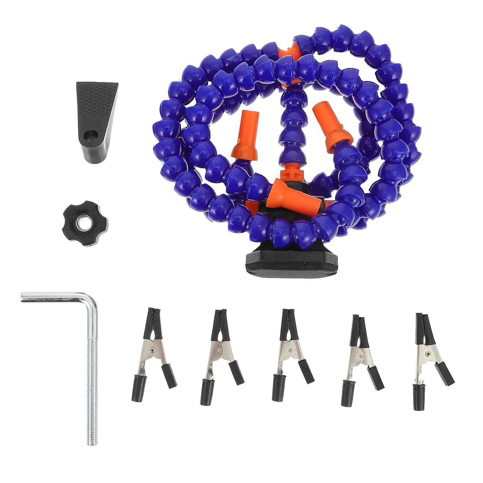 

Welding Tool Holder Soldering Station Alligator Clip Hand Tools Four Flexible Arms Plastic Support Tables