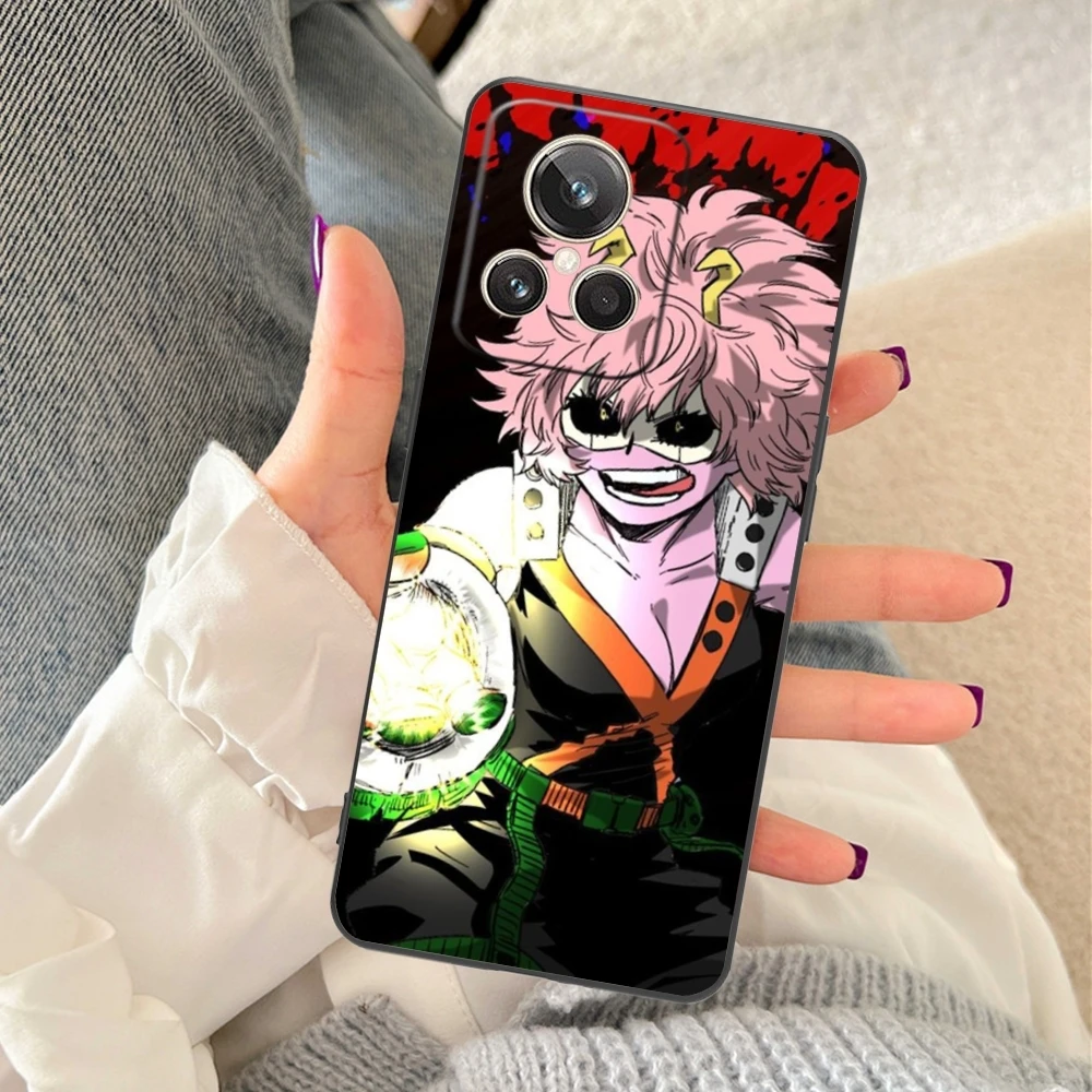 Черный мягкий чехол для телефона с изображением героя мины Ashido мобильный телефон