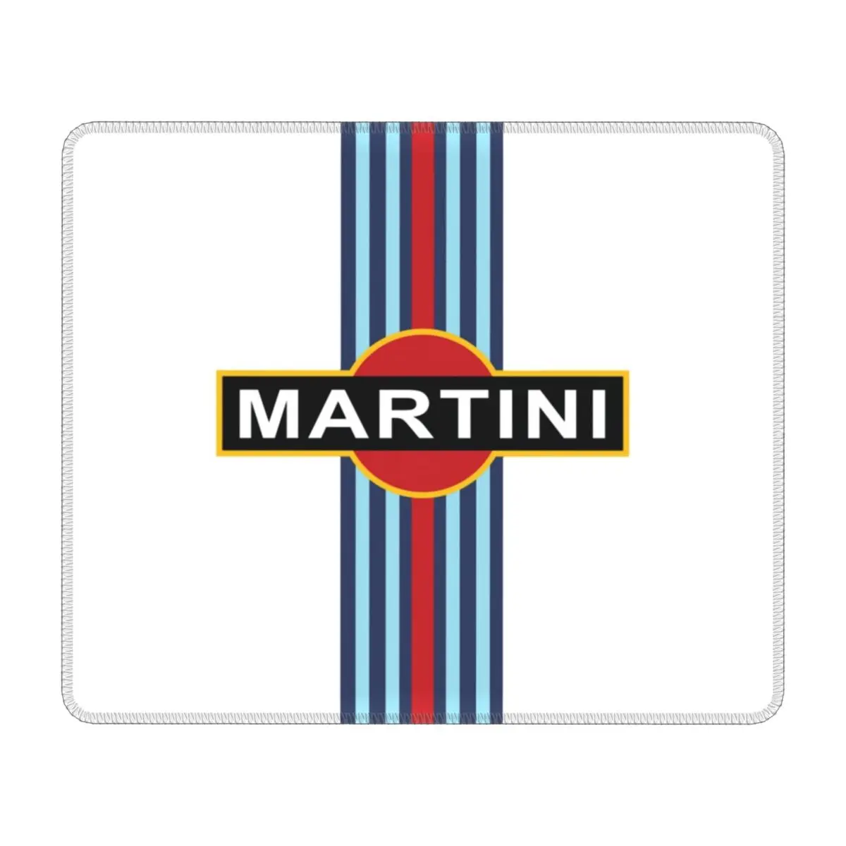

Martini Racing Stripe Mouse Pad Mousepad with Durable Stitched Edges for Gaming Desk Computer Italian Motor Racing Mouse Mat