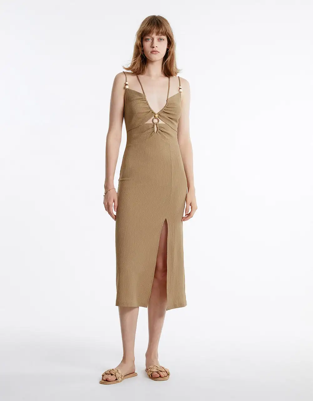 

Cut Out Side Slit Dress