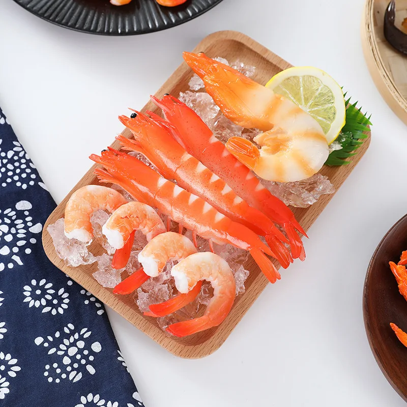 prawn keychain Funny Simulation Shrimp Keychain PVC Prawn Keyring Food Sea Animal Kids Toy Bag Backpack Ornament Woman Girl