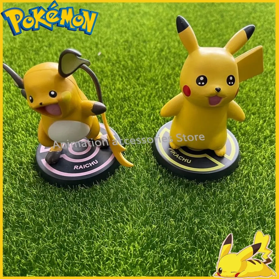 

Anime Pokemon Pikachu Leicu Mini Model Toy Garage Kits Model Furnishing Articles Children's Toys and Gifts