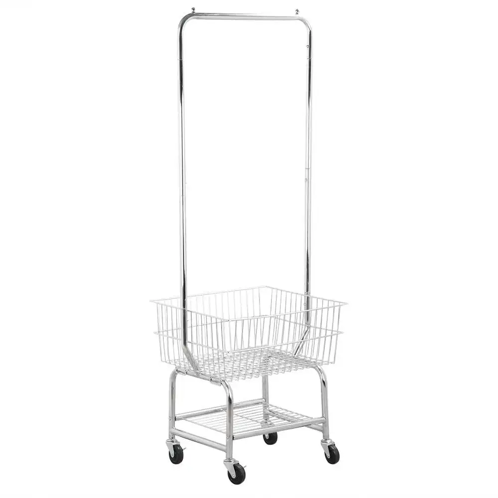 

Easyfashion Standard Commercial Laundry Sorter, Silver