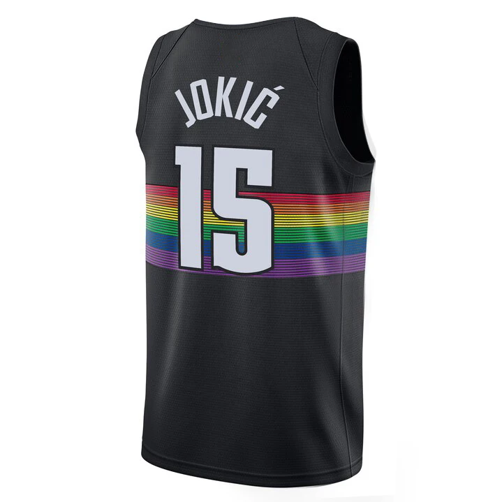 

21-22 New Season Mens American Basketball Jerseys Clothes Nikola Jokic #15 Denver Nuggets European Size Ball Pants T Shirts