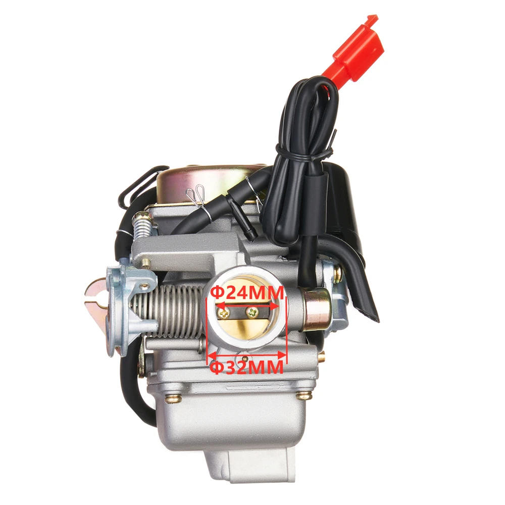 Фото Карбюратор RUNTONG для 26 мм sunl cvk GY6 150 150cc 152QMI 157QMJ двигатель для скутера мопеда Багги ATV карт №2