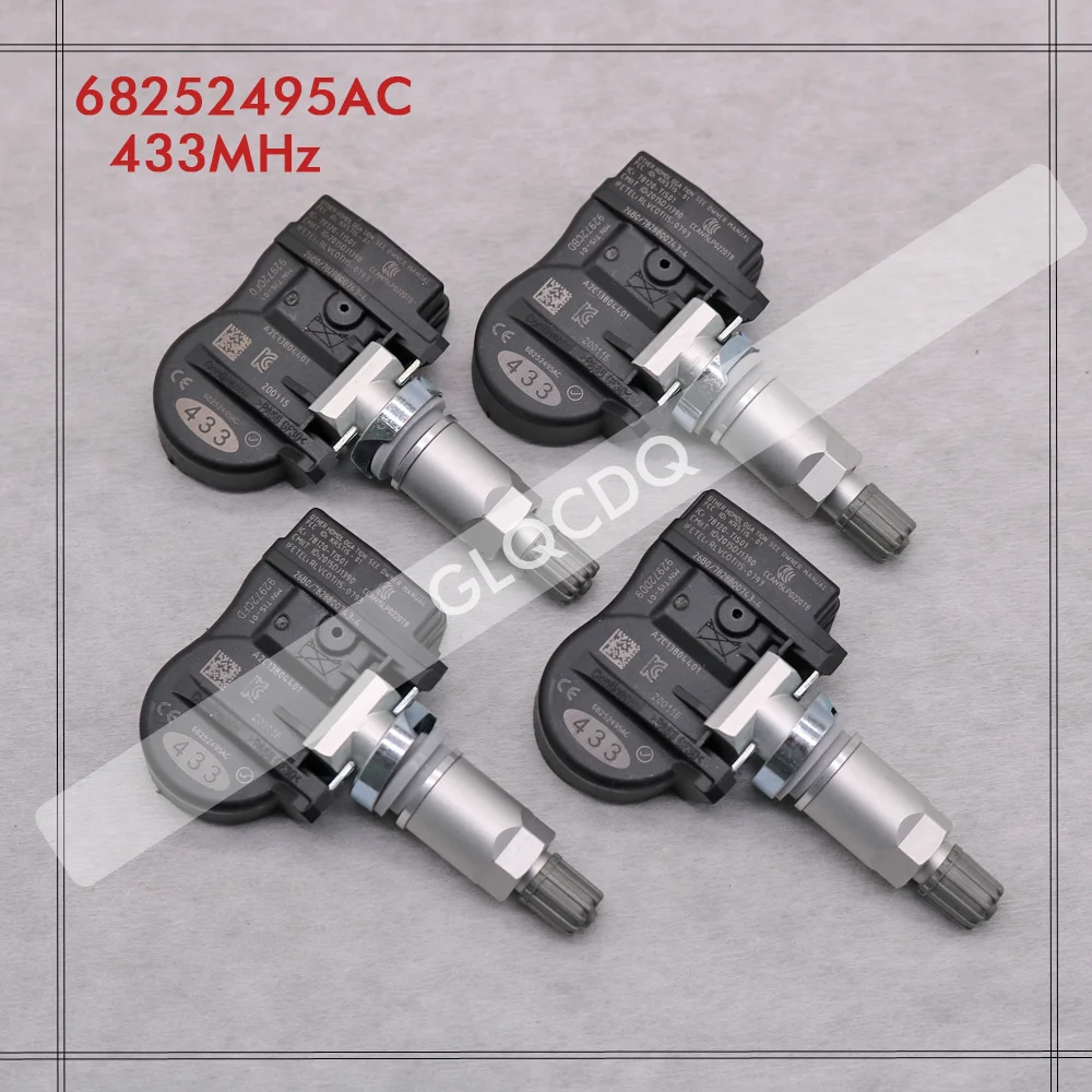 

FOR 2016 2017 2018 2019 2020 JEEP GRAND CHEROKEE IV TPMS 433MHz TIRE PRESSURE SENSOR TPMS JEEP TIRE SENSOR 68252495AC 68252495AA