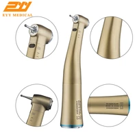 eyy dental handpiece implant reduction ratio 11 turbine four point water spray push button fiber optic contra angle blue ring