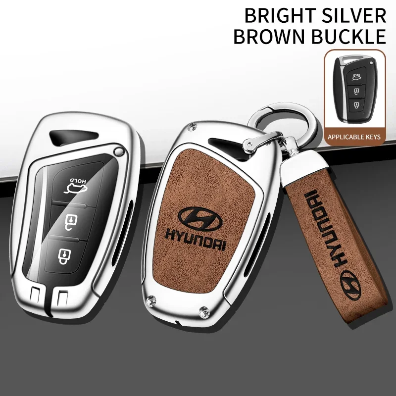 Новый чехол для автомобильного ключа для Hyundai Santa Fe Grand Santa Fe 2018 IX45 EQUUS AZERA Grandeur HG Sedan Genesis G80, аксессуары (art.: 3920d2d324e2a) - 3920d2d324e2a