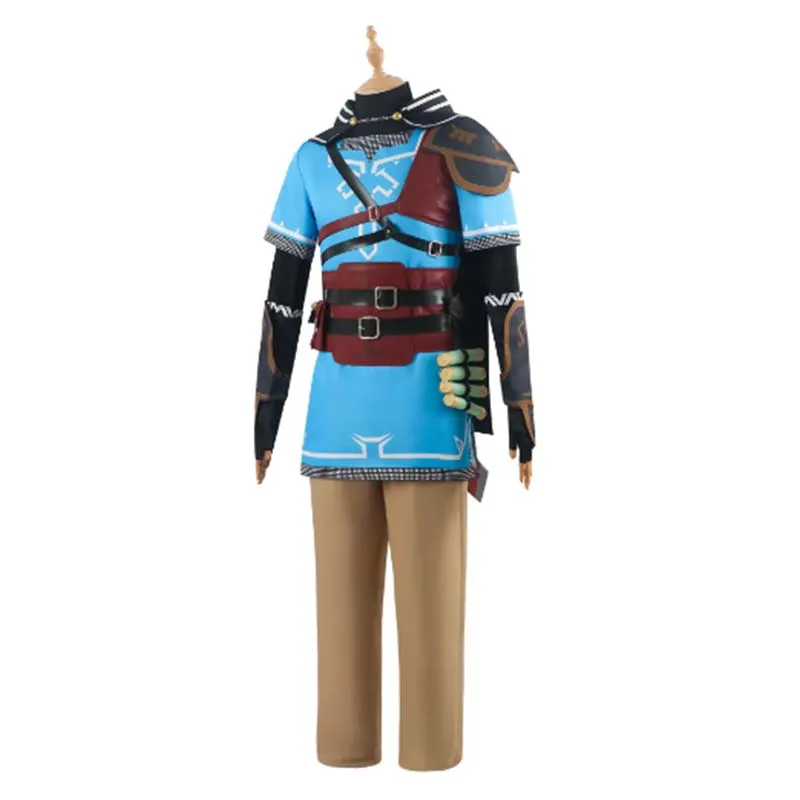 Link Косплей Костюм Игра Zelda Поясная Сумка Перчатки для Мужчин Хэллоуин Рождество