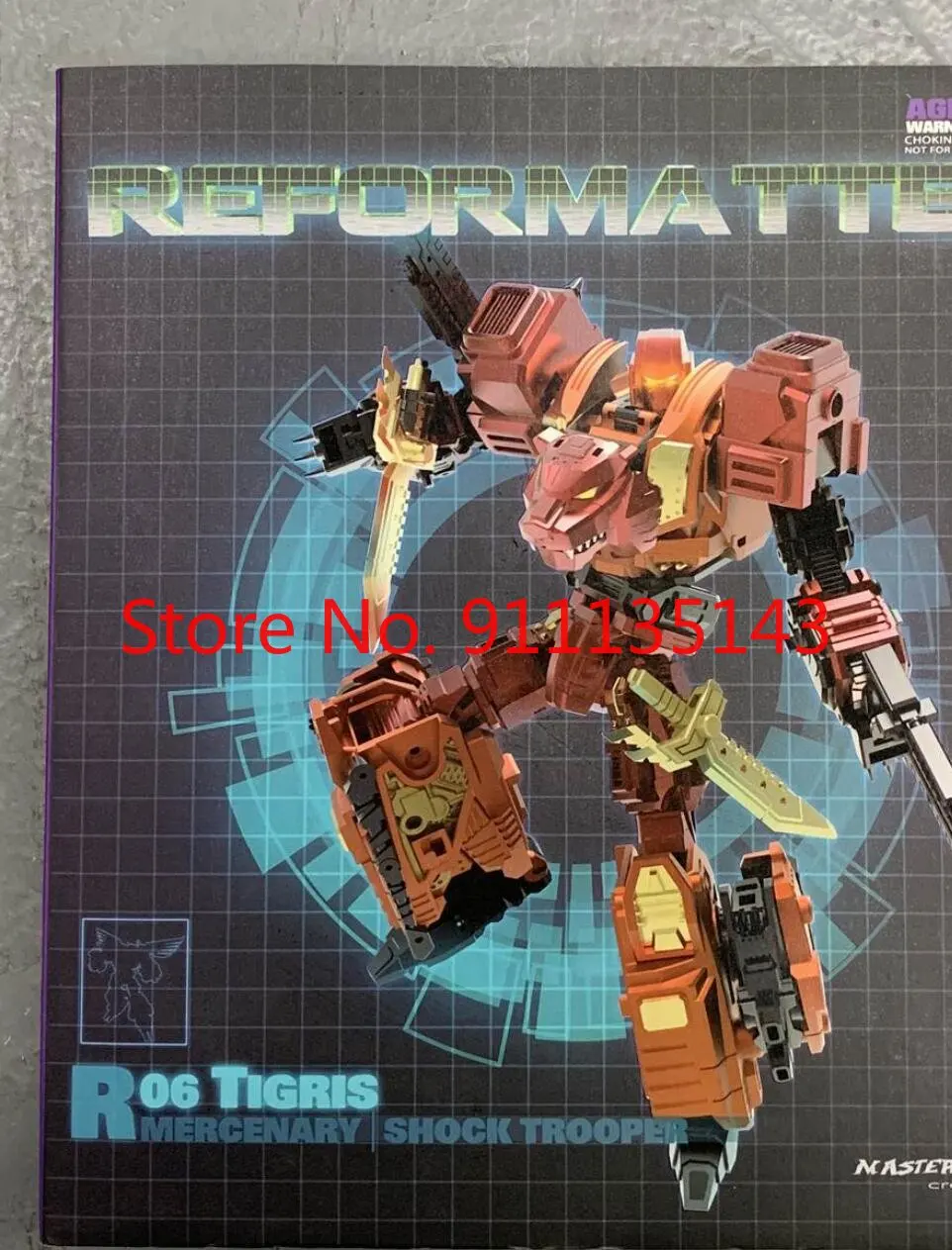 

MMC R-06 Rampage Tigris 3rd Party Transformation Toys Anime Action Figure Toy Deformed Model Robot In Stock Gift