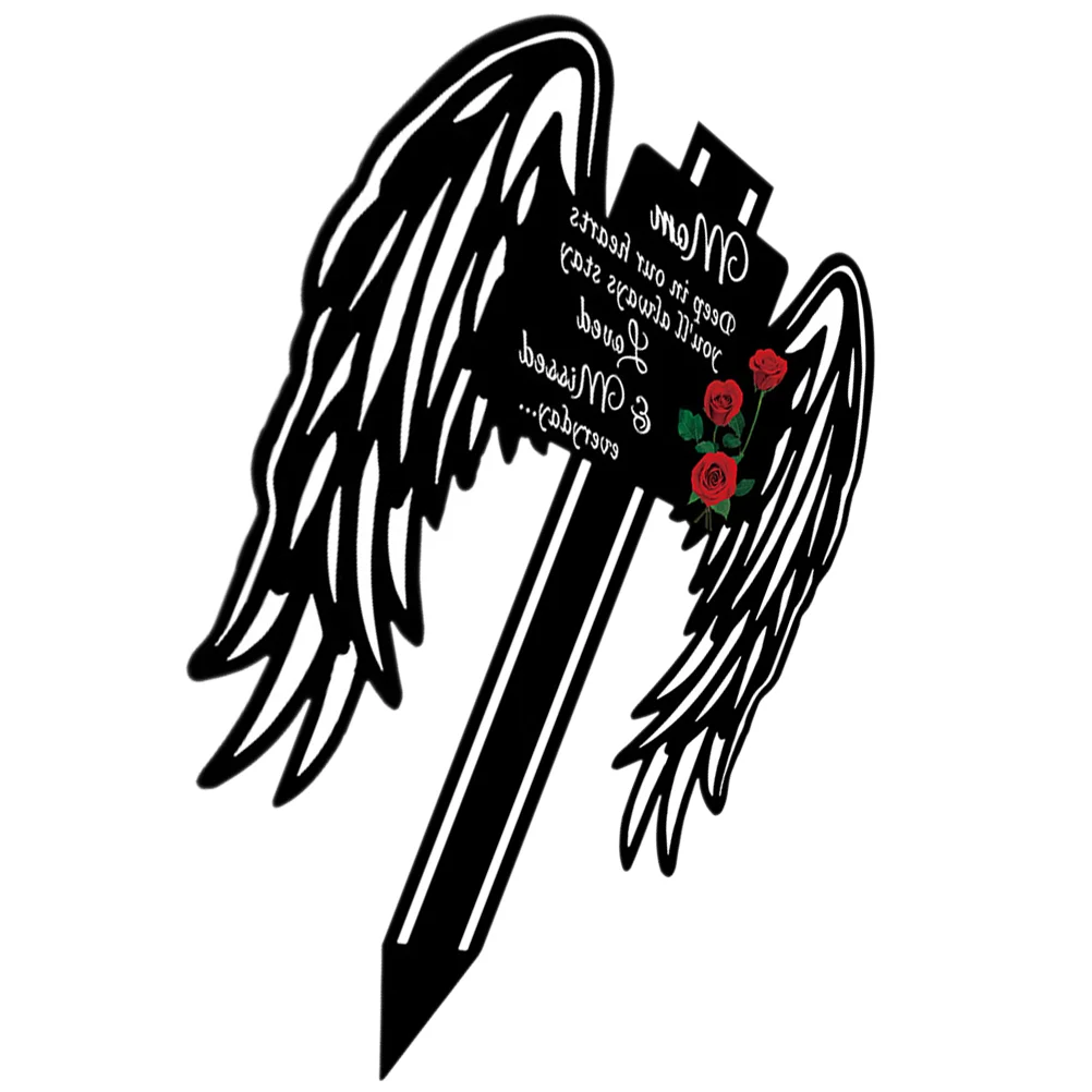 

Metal Angel Stake Sign Cemetery Yard Signs Metal Angel Stake Yard Cemetery Angel Stake Decor Memorial
