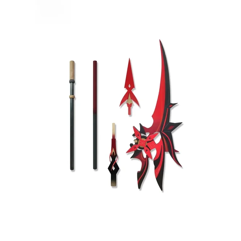 Фото RGD4 Genin Impact Aloy Props Glowing Version Long Lance Moon ape Scythe Anime Gng Cosplay Accessories DP[7/ №3