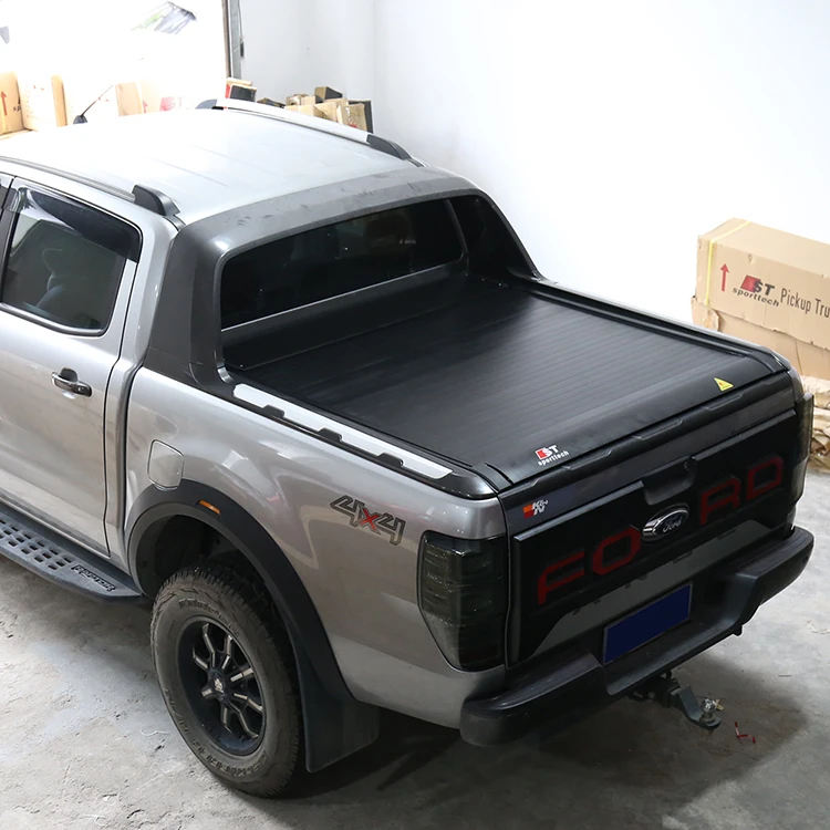 

Factory Price Pick Up Car accessories Aluminum Alloy Hard Automatic Truck Bed Cover for Ranger Wildtrak