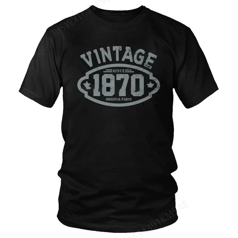 Винтажные футболки Tvoe сделано в 1970 году мужские новые хлопковые с короткими