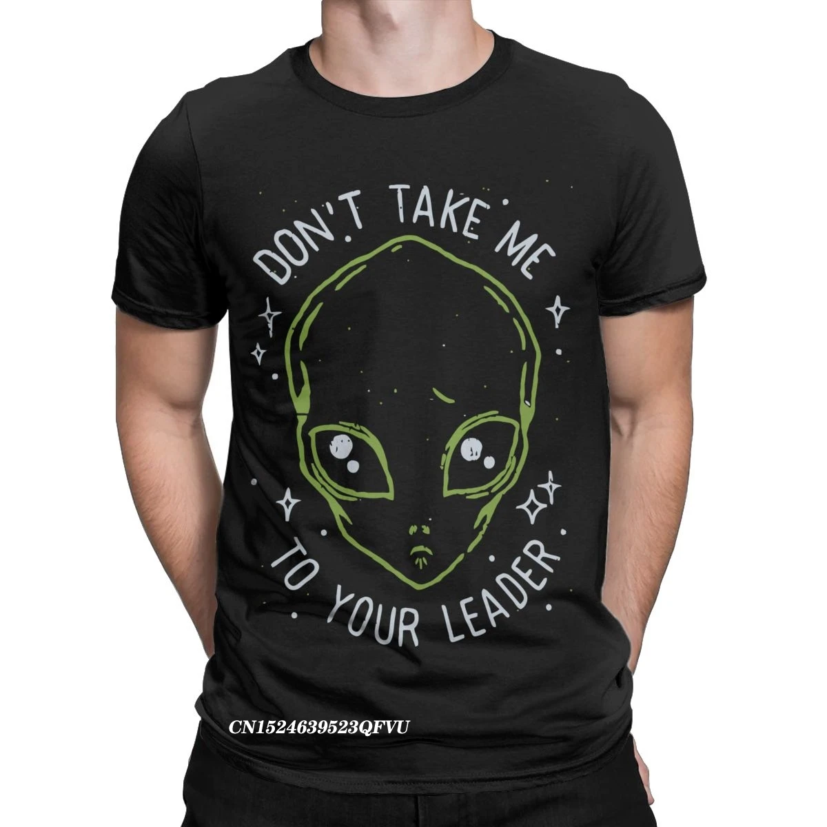 

Men T-Shirts The Flash Don't Take Me To Your Leader Vintage Tee Harajuku Aliens Alien Movie Tshirt Manga Clothing Printing