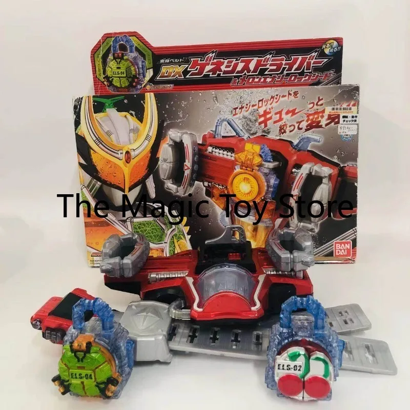 Фото Оригинальный коллекционный набор Bandai Kamen Rider Gaim Genesis Transformation Belt Driver DX Melon Lock Seed Juicer (модель игрушки) №2