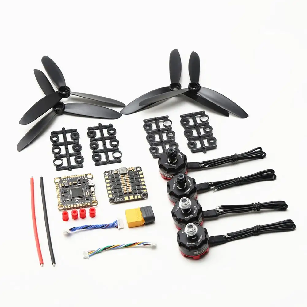 

Rs2205 2205 2300kv Cw Ccw Brushless Motor With Littlebee 4 In 1 30a Esc Blheli_s F4 V3s Flight Controller For Fpv Rc Qav Drone