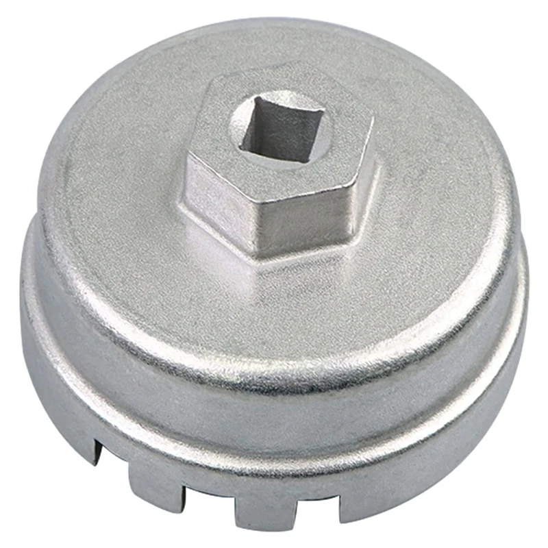 

Гаечный ключ для масляного фильтра, инструмент для удаления крышки масляного фильтра с 14 канавками для Toyota, Lexus, Prius, Scion CT200H, для четырехцилин...