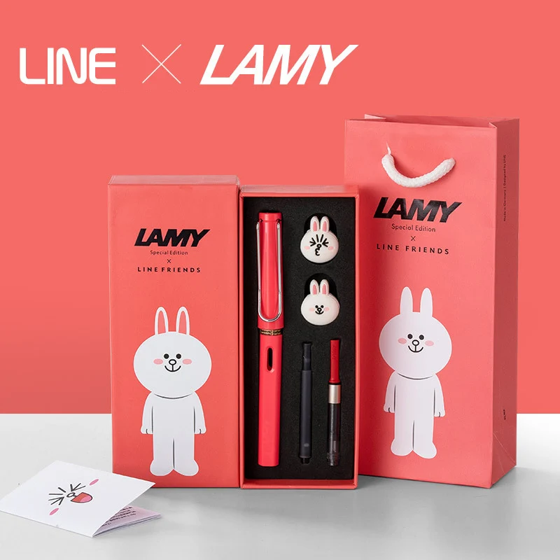 

Немецкая Ручка перьевая LAMY, ограниченная серия, мультяшная Подарочная коробка, школьный подарок для письма, офисные принадлежности