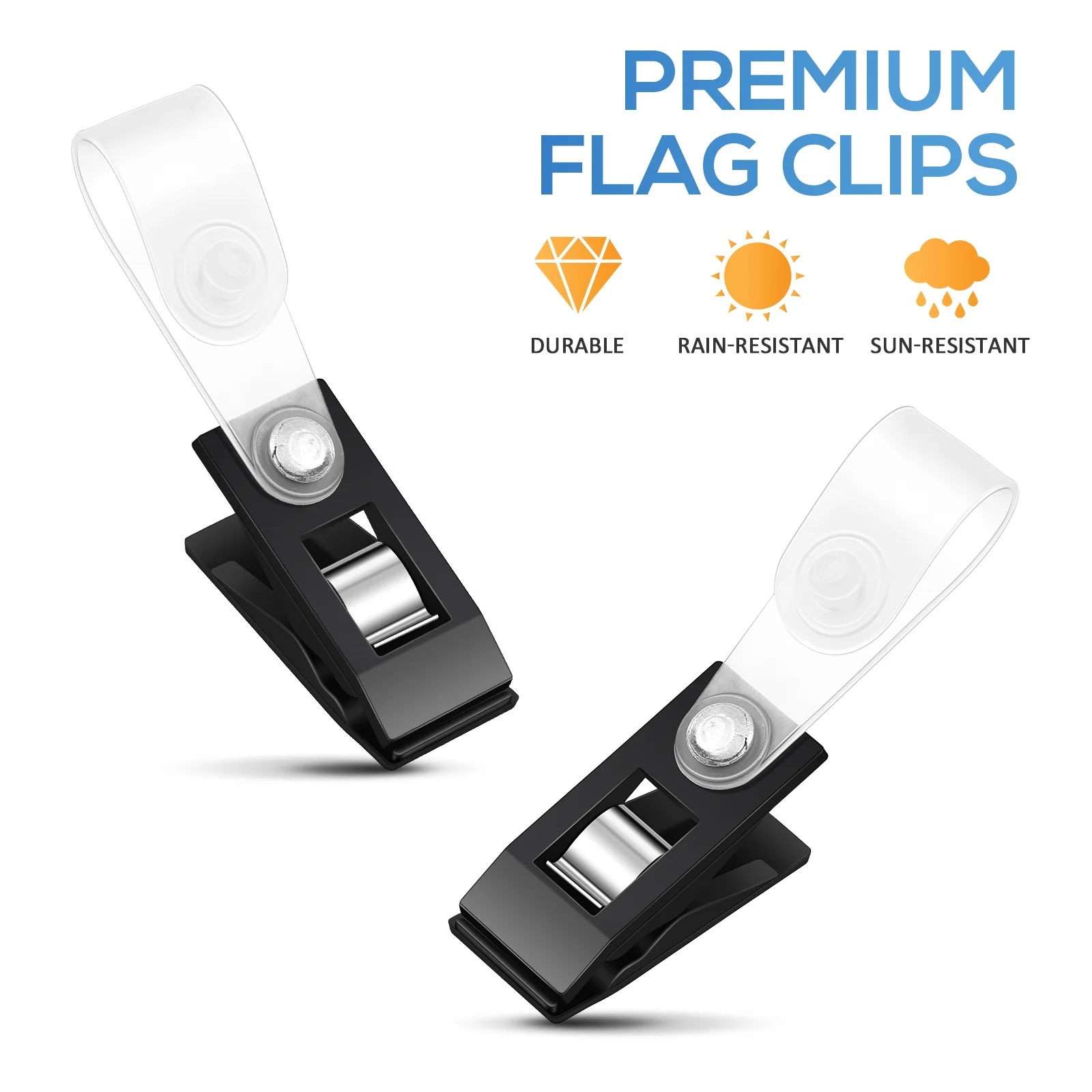 20 шт. зажим для садового флага пробка вечеринки грузила зажимы флажка держатель