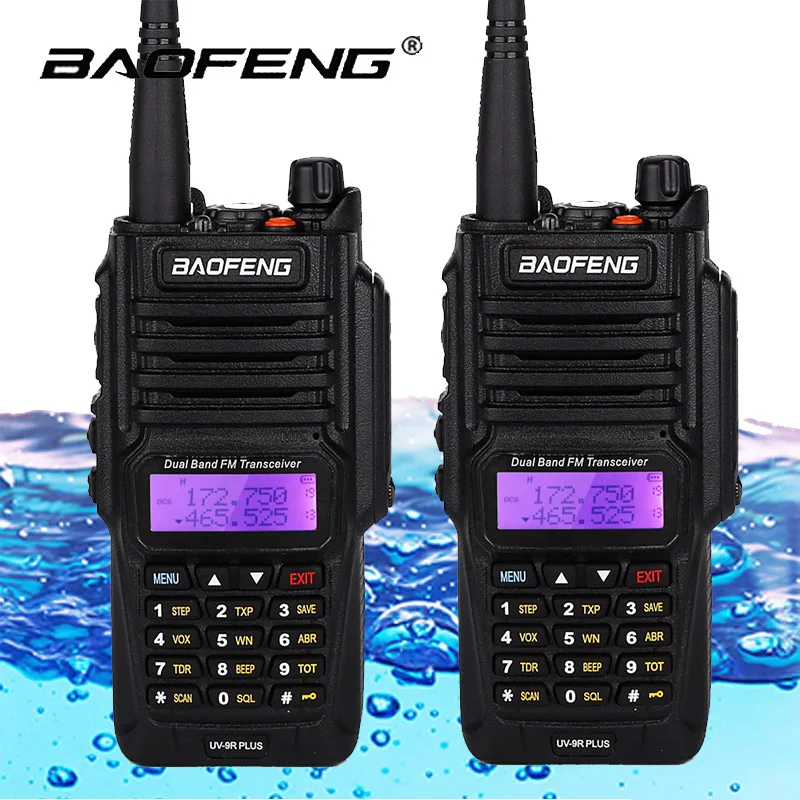 

Оригинальная Двухдиапазонная рация Baofeng UV-9R Plus, 8 Вт, рация, водонепроницаемый двухсторонний радиоприемник baofeng uv9r