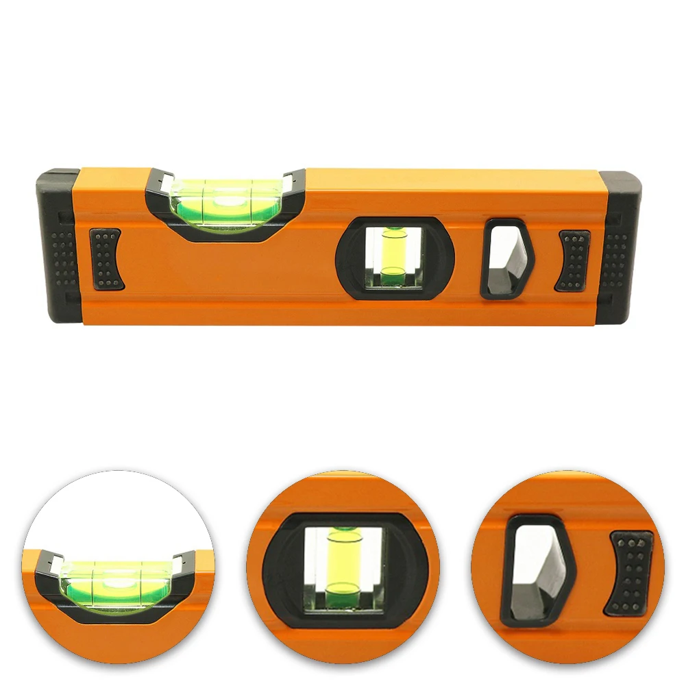 

High Precision Spirit Level Magnetic High Bearing Ruler Lever Bubbles Rustproof Horizontal Ruler Spirit Level Balance Ruler