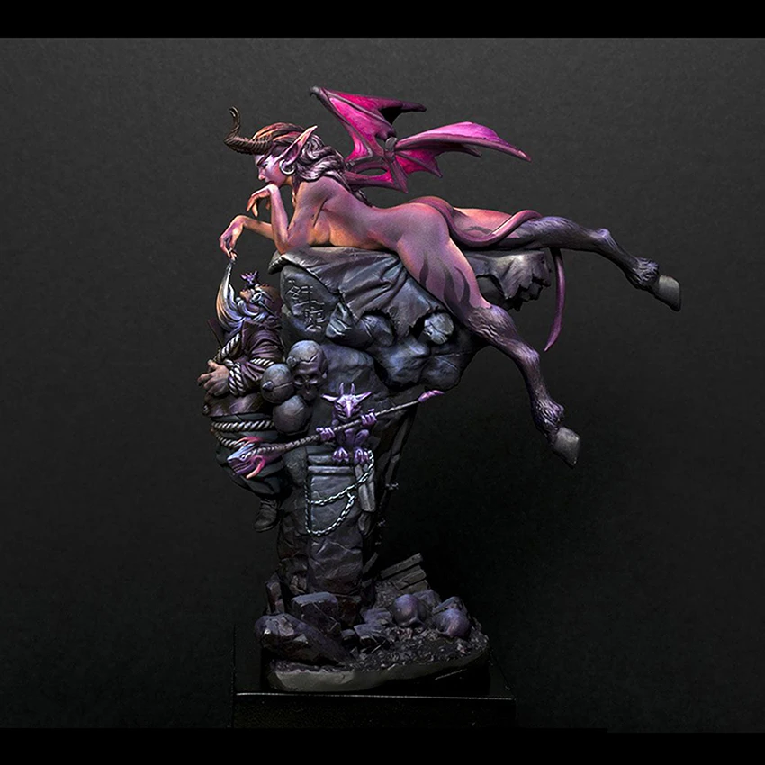 

Resin soldier 1/24 75MM fantasy ancient SOLDIER WITH base Model Unassambled Unpainted Figure Building Kit