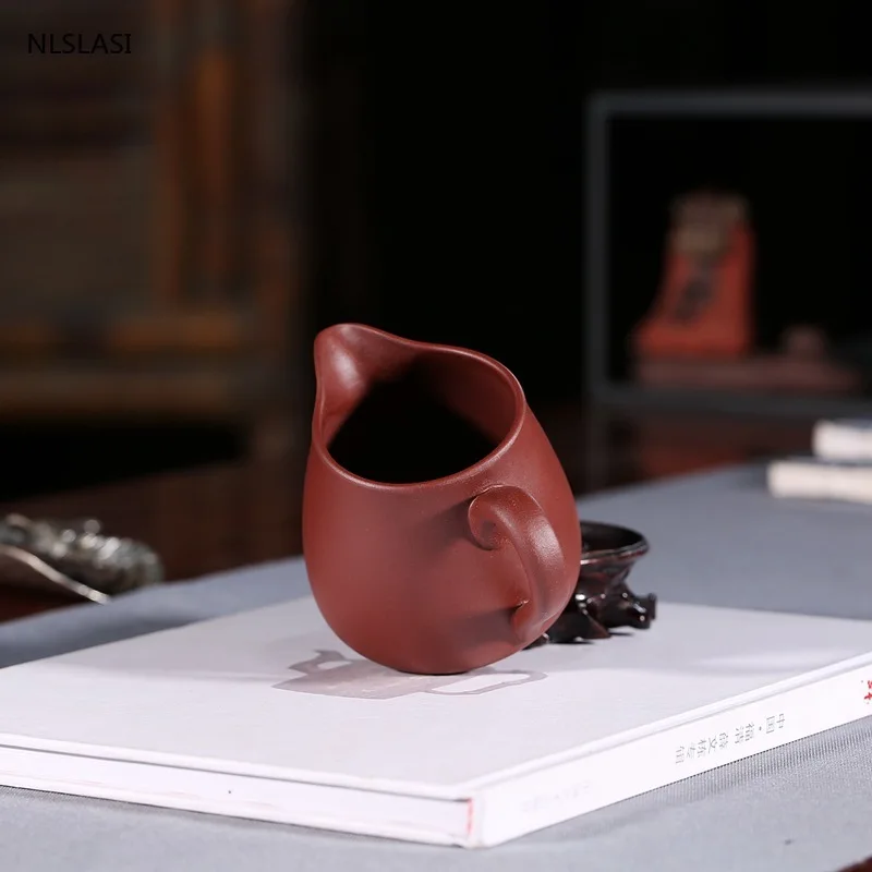 Чайный набор "Yixing Classic" из фиолетовой глины с чашей "Cha Hai" и чашкой "Master Teacup", ручной работы, домашний посуд, аксессуары для чая, вместимость 240 мл.