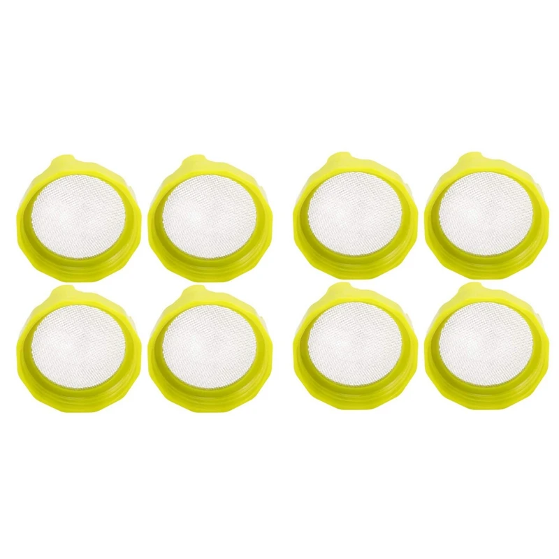 

8PCS Mason Jar Sprout Lid Sprout Seeds Strainer Seed Sprouter Cover Kit Durable Curved Mesh For Sprouts Growing