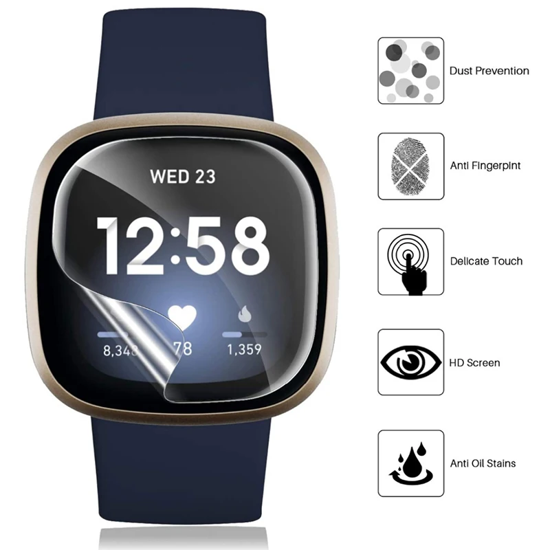 2 шт. гидрогелевая пленка для Fitbit Versa 3 4