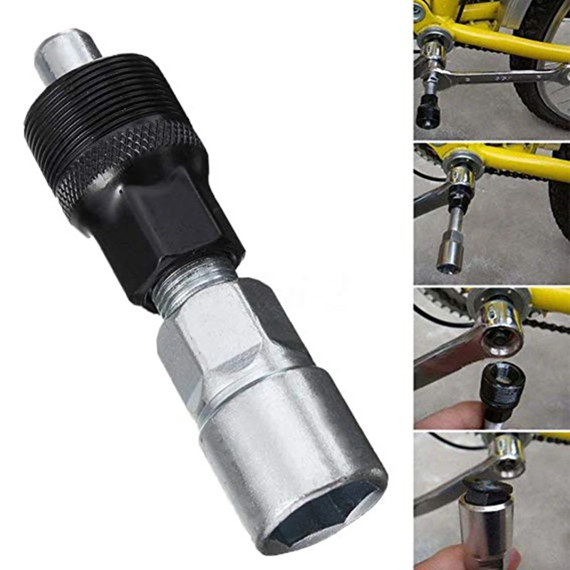 

1Pcs Practical MTB Bicycle Bikes Crank Wheel Extractor Bottom Bracket Cycling Crankset Pedal Remover Repair Tool Silver