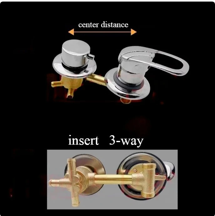 

Смеситель для ванной 2/3/4-х way