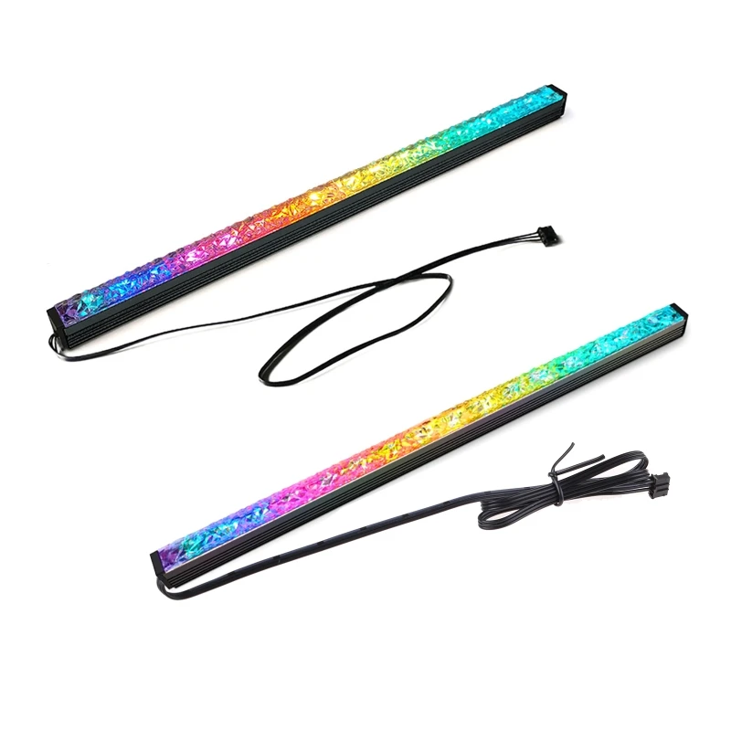 

Алмазная Магнитная световая панель, 28 см, Coolmoon, Светодиодная лента ARGB для ПК с 5-вольтовым 3-контактным светодиодным индикатором ARGB и 4-контактным разъемом