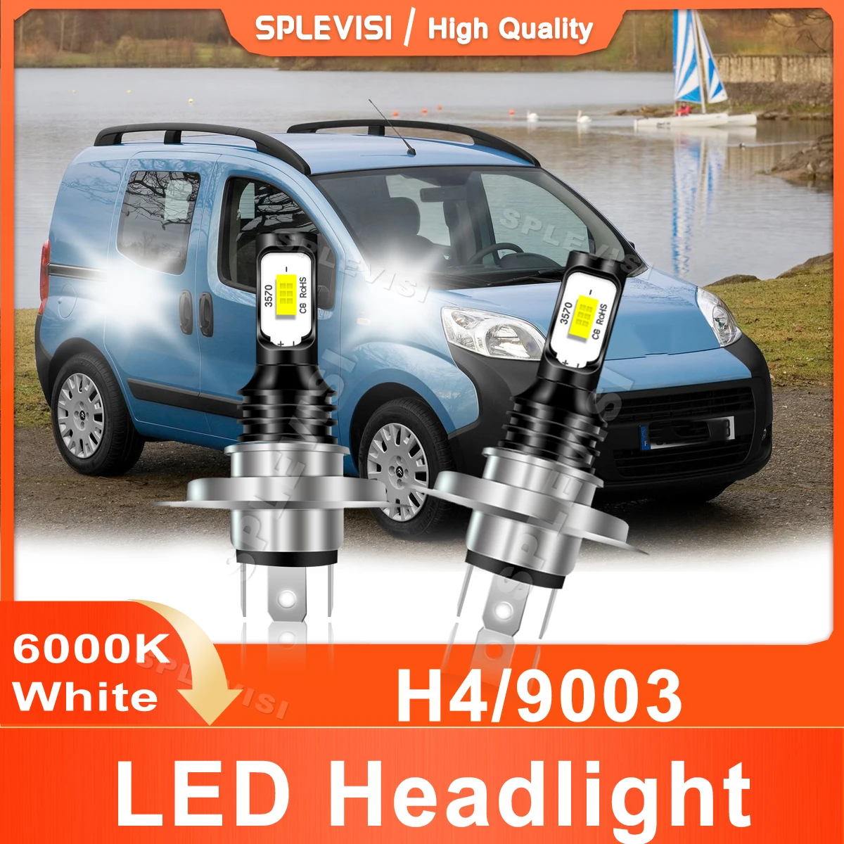 

2x6000k белая задняя фара для Citroen Nemo 2008 2009 2010 2011 2012 2013 2014 2015 задняя фара ближнего и дальнего света Plug and Play