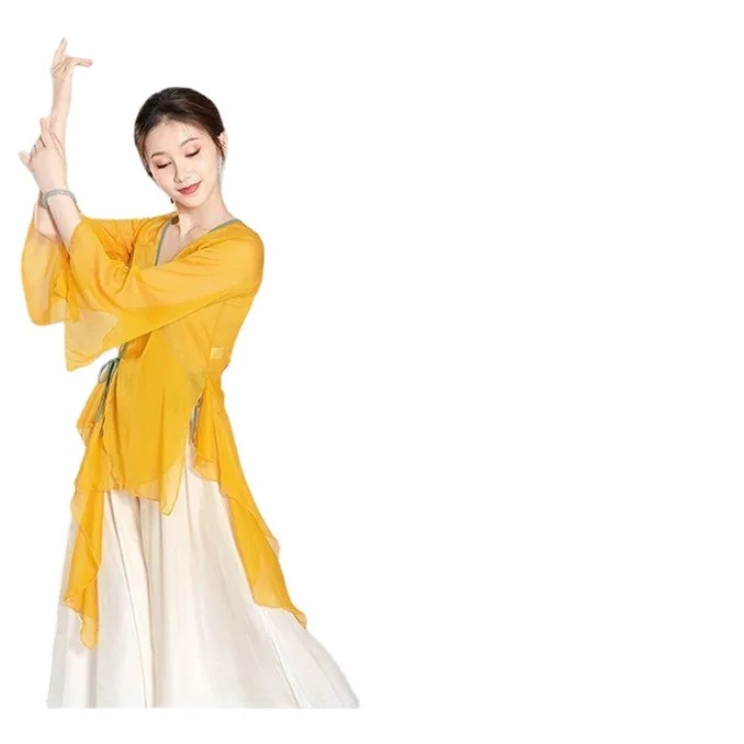 Новый костюм для классических танцев YXbb Женская марлевая одежда Очаровательное