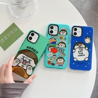 cartoon chubby girl creative phone cases for iphone 13 12 11 pro max xr xs max x 78plus couple fashion anti drop soft tpu cover