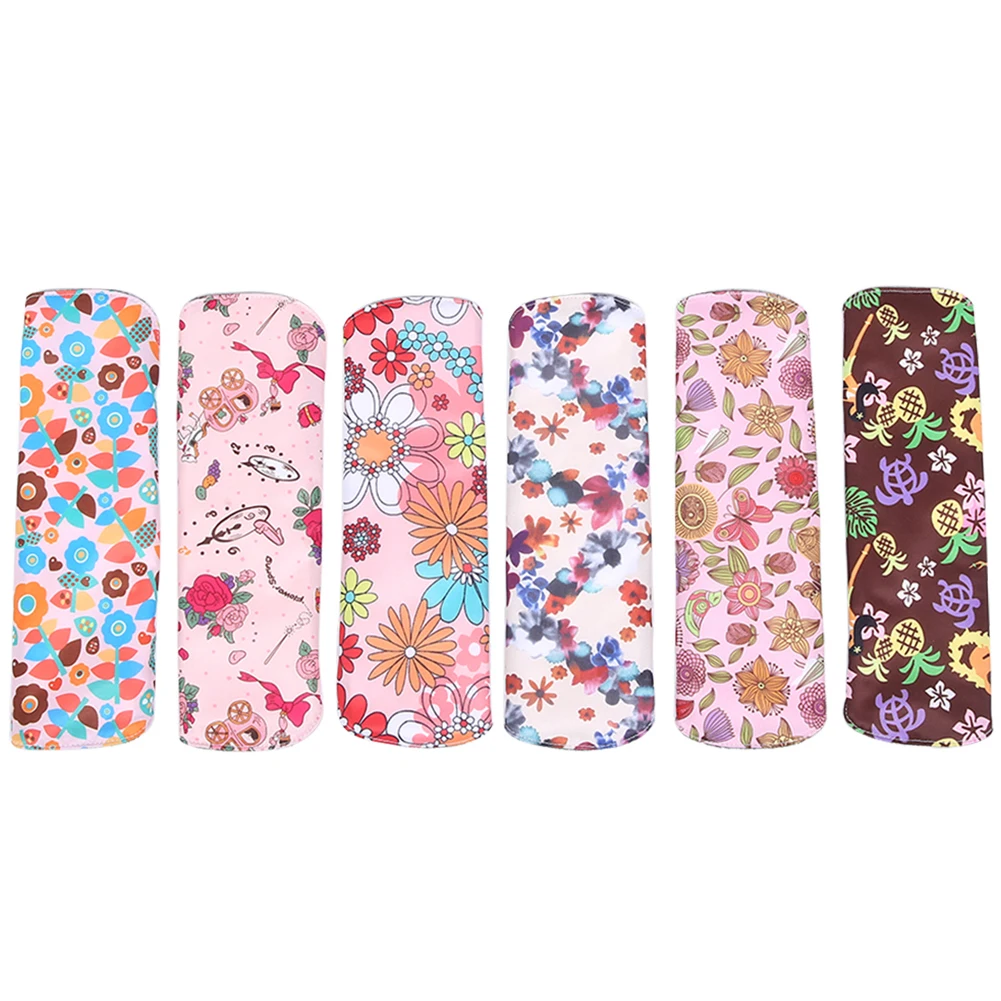 

6pcs Bamboo Charcoal Washable Menstrual Pad Women Care Sanitary Napkin (M 18 x 25cm) (M09+M14+M08+M06+M10+M07)