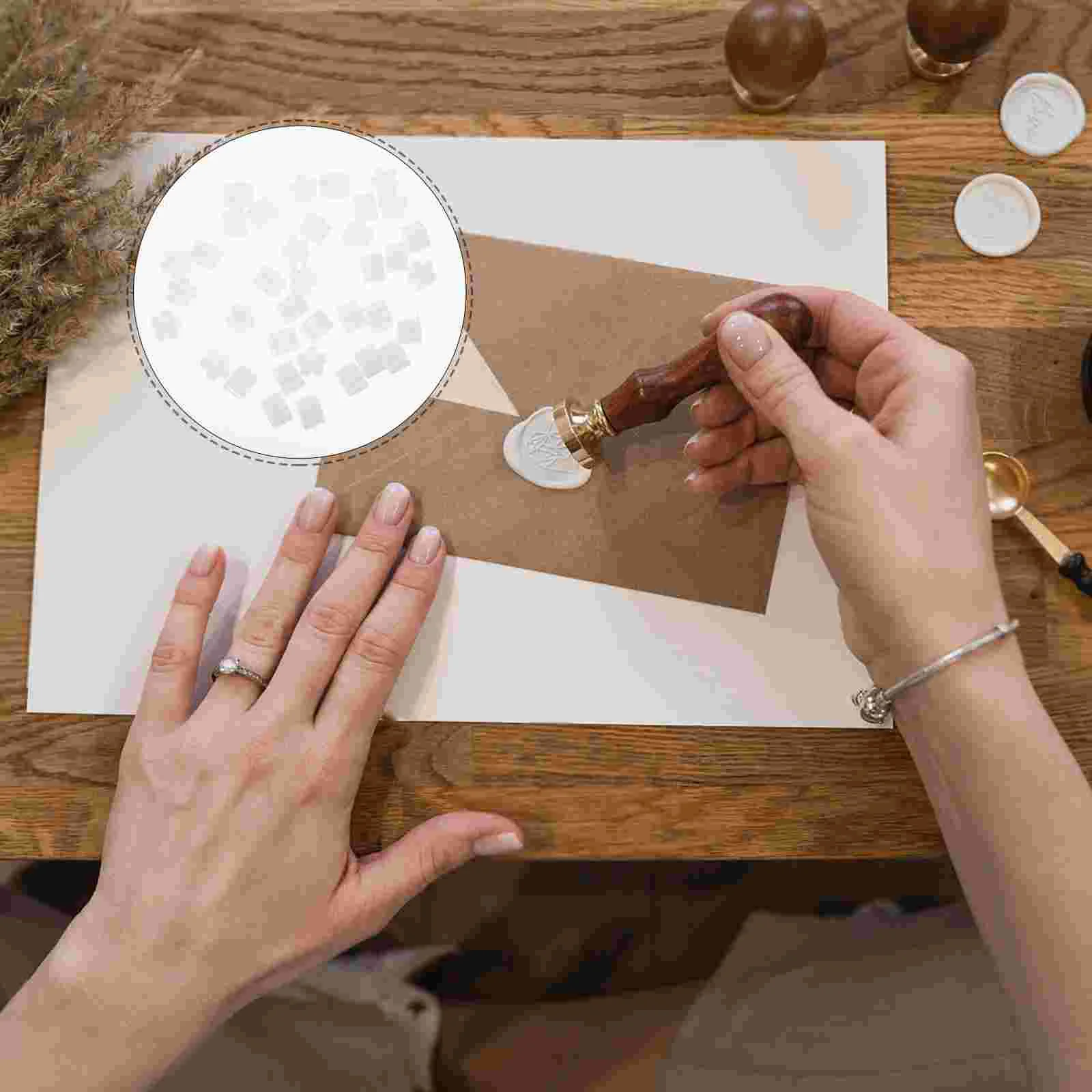 

1 Box of Wax Seal Beads Sealing Wax Beads Octagon Wax Beads for Wax Seal Stamp