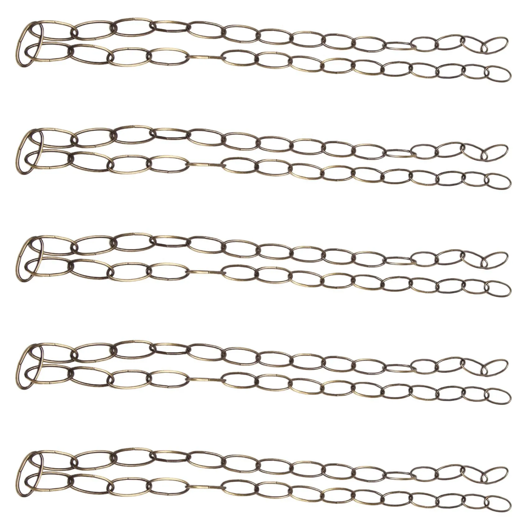 

5X 1M Heavy Duty Chain for Vintage Chandelier Hanging Lamp,Green Bronze