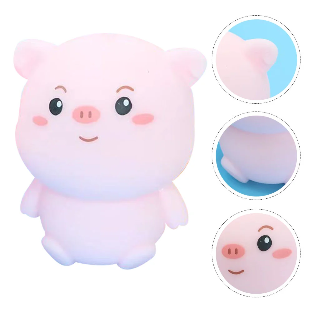

Piggy Knead Squeeze Sensory Toy Compact Stretchy Rabbit Animal Squeezing Toys Tpr Adorable Shaped Household Supple