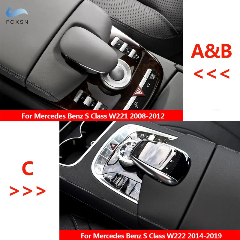 Стайлинг автомобиля подлокотник из АБС-углеволокна с центральным контролем