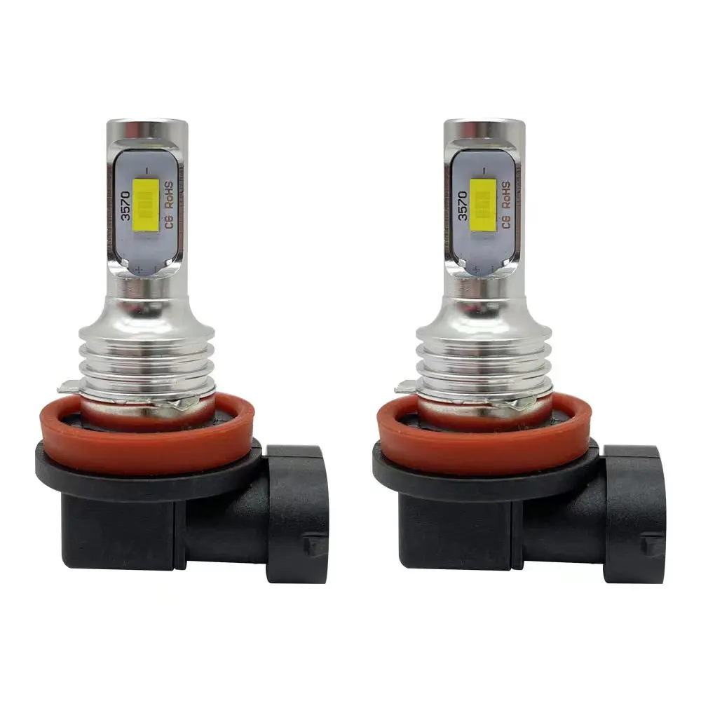 2PCS CSP H15 LED Lamps Car Headlight Bulbs H1 H3 H4 H8 H9 H11 H7 Fog Light HB3 9005 HB4 9006 6000K 8000K Auto DRL 12V 24V 80W images - 6