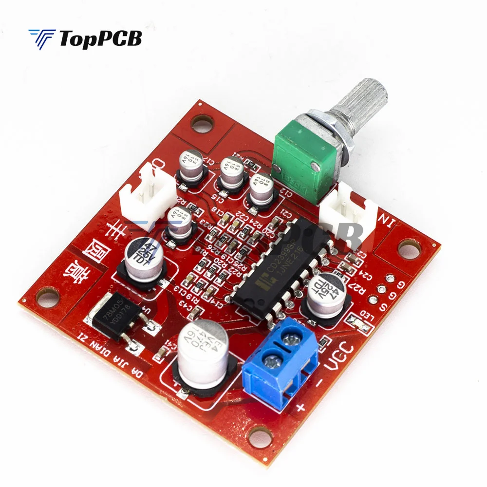 PT2399 Микрофон Караоке Реверберационная плата DC 6-15 В Модуль микрофонной