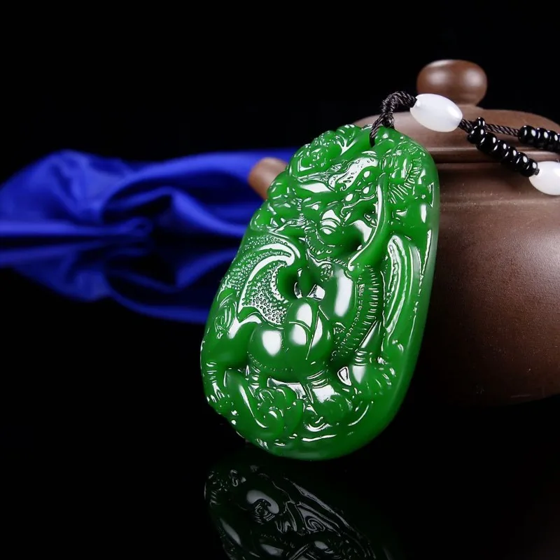 Подвеска Hetian Jasper Pixiu модный бутик мужская и женская подвеска в виде единорога