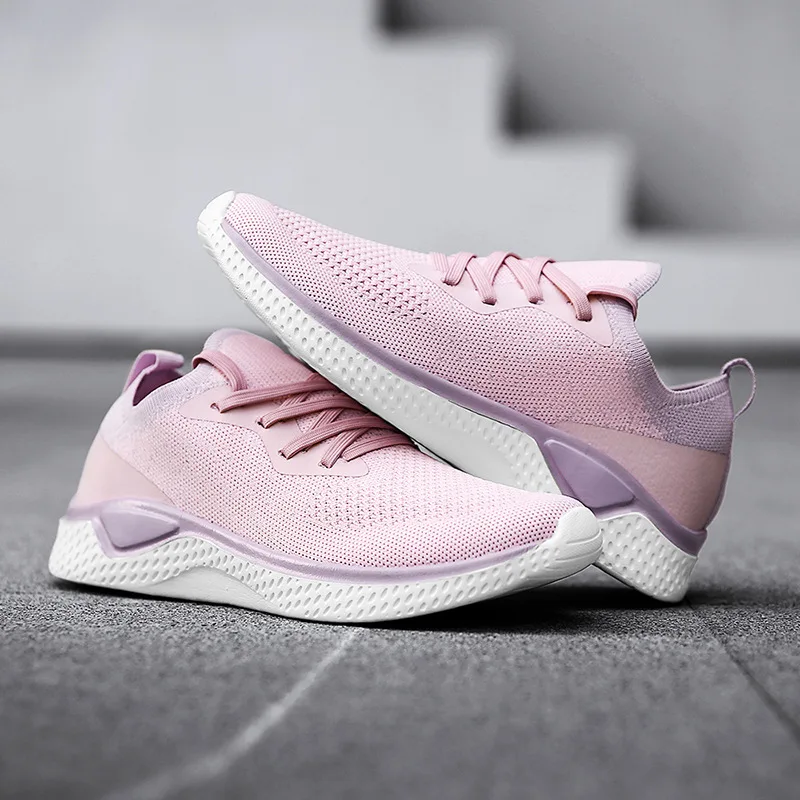 Women Casual Shoes Ladies Sport Shoes Breathable Walking Mesh Flat Shoes Woman White Sneakers Women Tenis Feminino Female Shoes