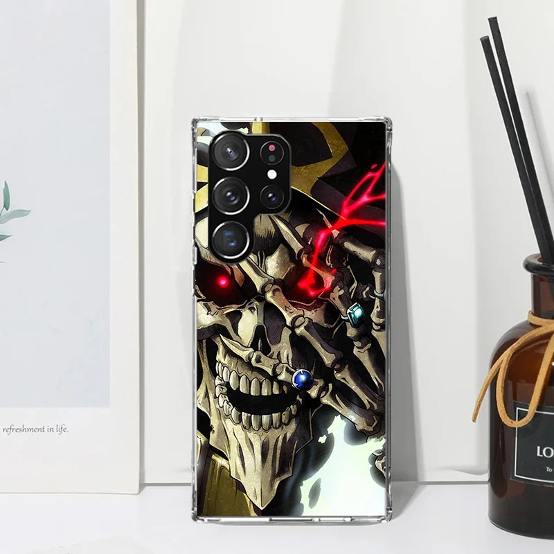 Фото Чехол для телефона с изображением персонажа из аниме Overlord для Samsung Galaxy S26 S25 Edge S24 FE S23 S22 Ultra S21 Plus S20 + Art Fundas, задняя крышка для Galaxy S25 S №2