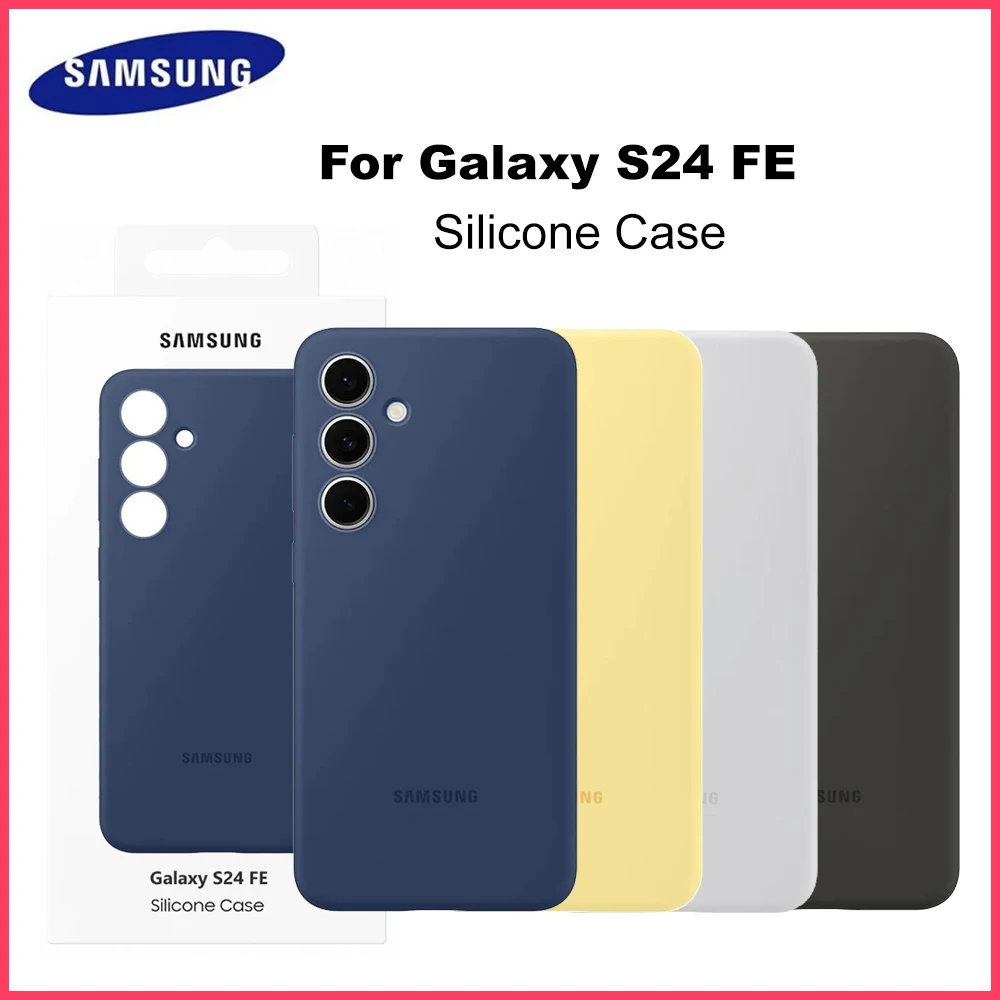 Фото Оригинальный силиконовый чехол Samsung Galaxy S24 FE EF-PS721, тонкий и мягкий силиконовый чехол для Galaxy S24 FE №1