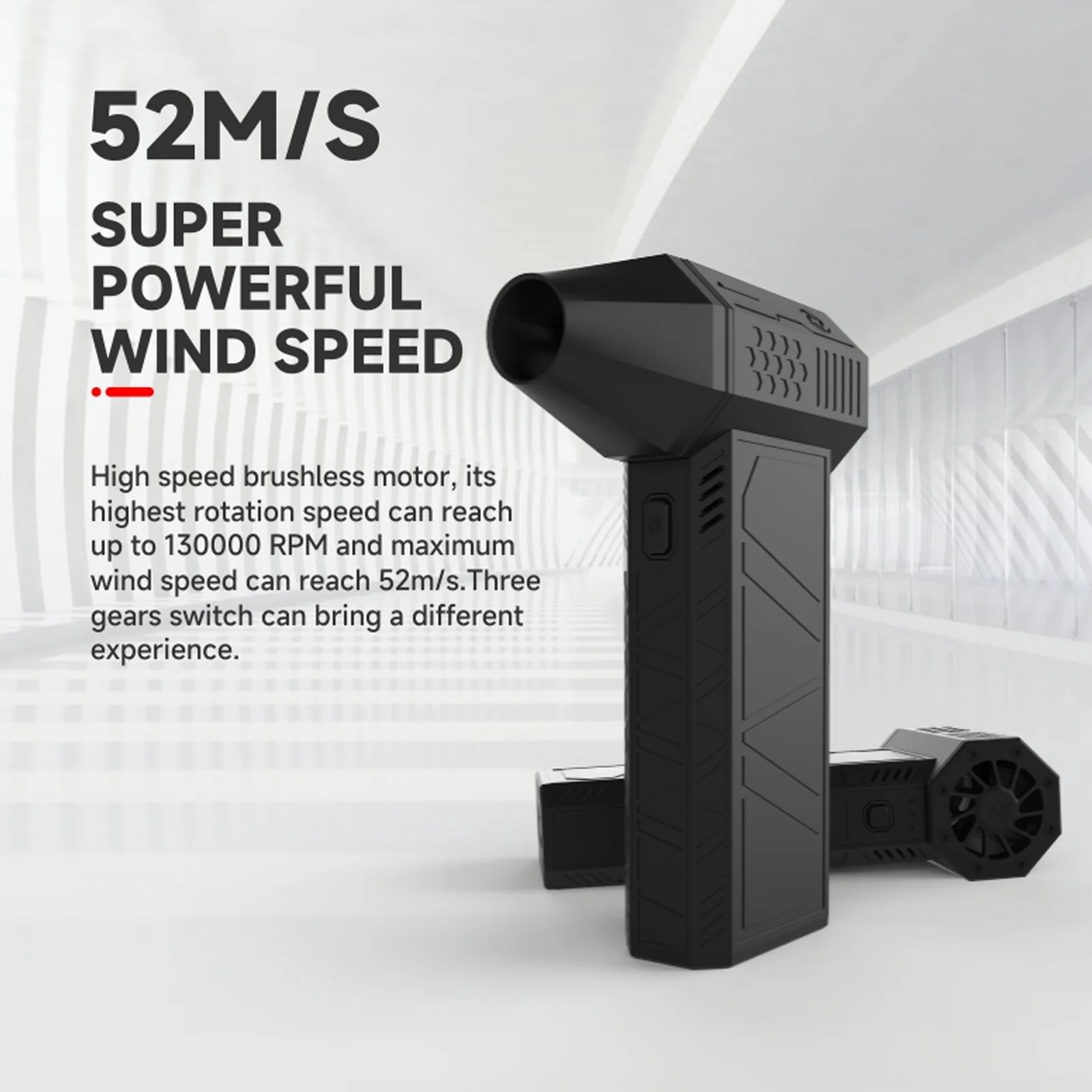 Экологически чистая мини-турбо-воздуходувка с двигателем без драйвера