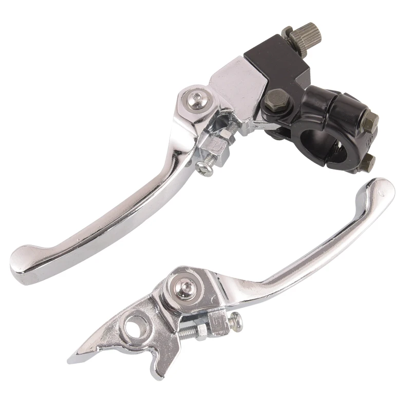 

Складной тормозной рычаг сцепления для мотоцикла, велосипеда-внедорожника, квадроцикла 50cc 110cc 125cc 140cc 160cc 200cc черный хром задний