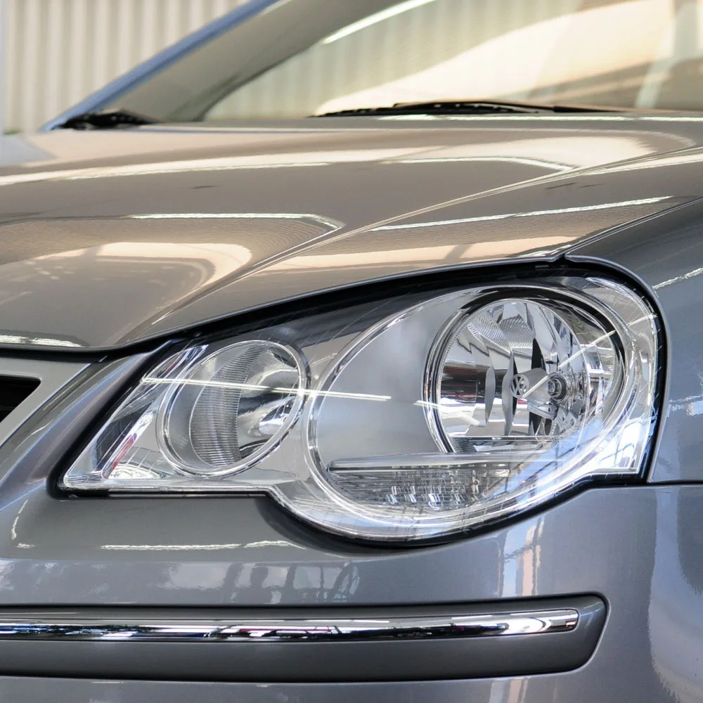 Для Volkswagen VW Polo 2006 2007 2008 2009 2010 накладка на фару затеняющая прозрачная оболочка